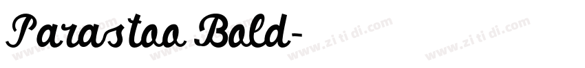 Parastoo Bold字体转换